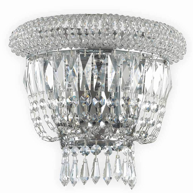 Настенный светильник Ideal Lux Dubai AP2 Cromo 207155 изображение 1 Настенный светильник Ideal Lux Dubai AP2 Cromo 207155 Фото № 1