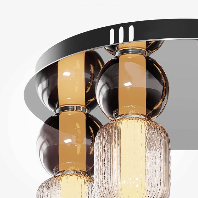 Потолочная светодиодная люстра Maytoni Drop MOD273CL-L60CH3K изображение 4 Потолочная светодиодная люстра Maytoni Drop MOD273CL-L60CH3K Фото № 4