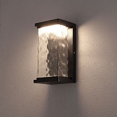 Уличный настенный светодиодный светильник Arte Lamp Atlantis A2313AL-1BK 2