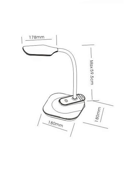 Настольная лампа Lucide Aiden 18672/05/36 Фото № 5