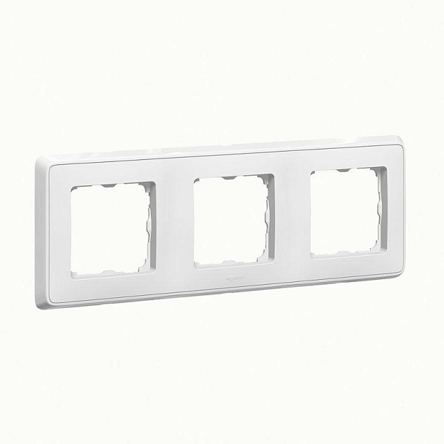 Рамка 3-постовая Legrand Cariva белая 773653 Фото № 1