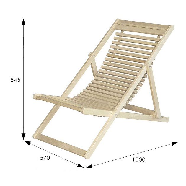 Шезлонг Мебелик 22 007774 Фото № 3