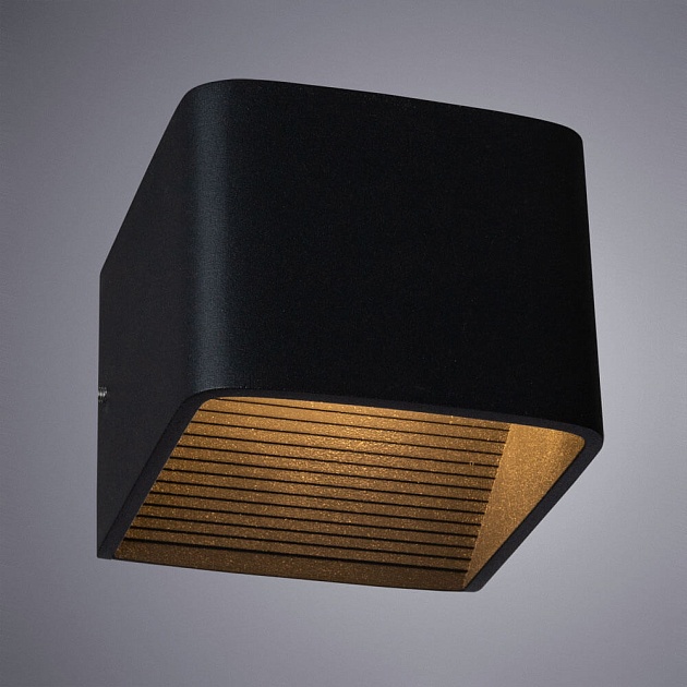 Настенный светодиодный светильник Arte Lamp Scatola A1423AP-1BK Фото № 4