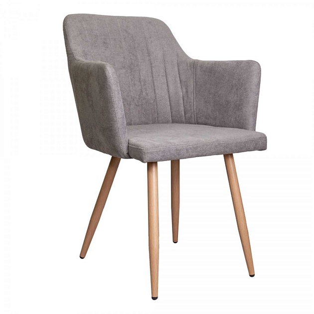 Кресло AksHome Brit светло-серый, ткань 63397 изображение 1 Кресло AksHome Brit светло-серый, ткань 63397 Фото № 1