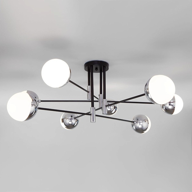 Потолочная люстра Eurosvet Nuvola 70129/8 хром Фото № 1