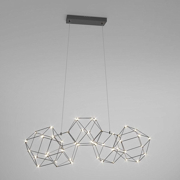 Подвесной светодиодный светильник Eurosvet Uma 90168/5 черный жемчуг изображение 1 Подвесной светодиодный светильник Eurosvet Uma 90168/5 черный жемчуг Фото № 1