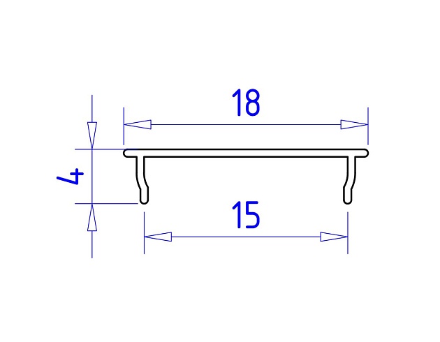 Профиль с рассеивателем Ambrella Illumination GP1600BK изображение 2 Профиль с рассеивателем Ambrella Illumination GP1600BK Фото № 2