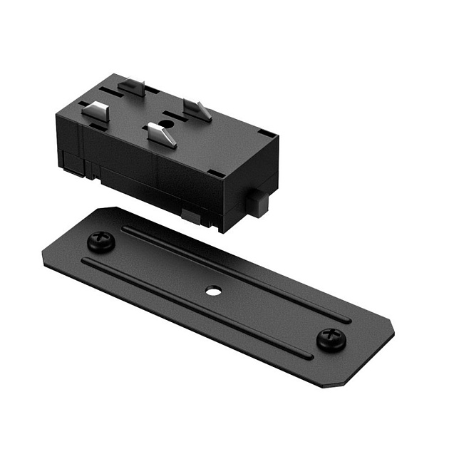 Прямой соединитель для шинопровода Denkirs Smart Base TR2101-BK Фото № 1