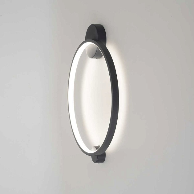 Бра Crystal Lux REAL AP18W LED BLACK Фото № 3