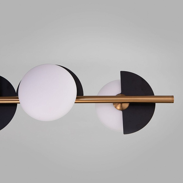 Подвесной светильник Eurosvet Moity 70149/6 черный/латунь Smart изображение 2 Подвесной светильник Eurosvet Moity 70149/6 черный/латунь Smart Фото № 2