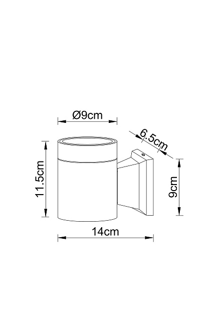 Уличный настенный светильник Arte Lamp Piautos A1926AL-1BK Фото № 2