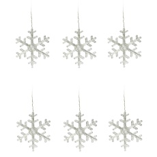 Светодиодная гирлянда Uniel занавес Снежинки-1 220V синий ULD-E1503-072/DTA Blue IP20 Snowflakes-3 UL-00007336 1