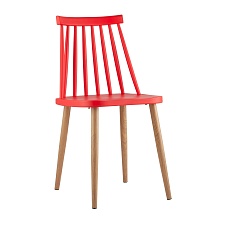 Кухонный стул Stool Group Морган пластиковый красный Y820 red