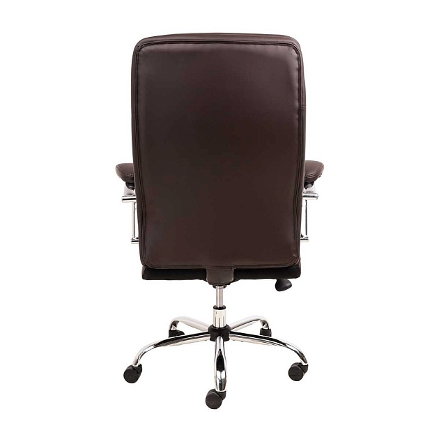 Кресло руководителя AksHome August темно-коричневый, экокожа 86349 Фото № 14
