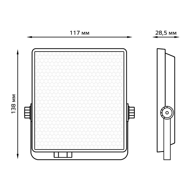 Прожектор светодиодный Gauss Evo 10W 6500К 687511310 Фото № 2