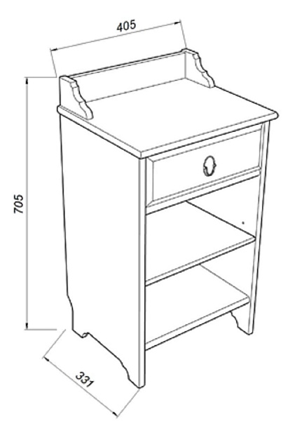 Прикроватная тумба Шведский Стандарт Вествик 414095002300 изображение 3 Прикроватная тумба Шведский Стандарт Вествик 414095002300 Фото № 3
