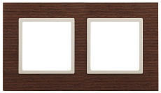 Рамка 2-постовая ЭРА Elegance 14-5302-09 Б0034574