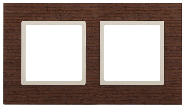 Рамка 2-постовая ЭРА Elegance 14-5302-09 Б0034574 изображение 1 Рамка 2-постовая ЭРА Elegance 14-5302-09 Б0034574 Фото № 1