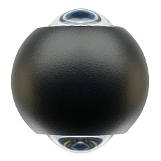 Светодиодный светильник стационарный Feron AL51 2*1W 4000K черный 51130