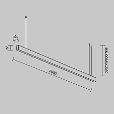 Линейный светильник Maytoni Technical LL312048 1