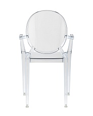 Кухонный стул Stool Group Victoria Ghost с подлокотниками прозрачный XH-8072 transp 4