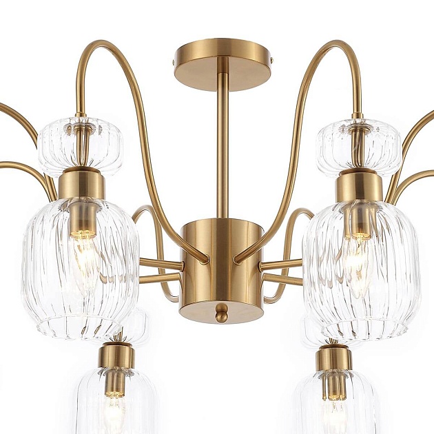 Потолочная люстра Escada Gloss 1141/8PL Clear изображение 2 Потолочная люстра Escada Gloss 1141/8PL Clear Фото № 2