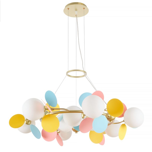 Подвесная люстра MyFar Flavia MR2301-9P изображение 1 Подвесная люстра MyFar Flavia MR2301-9P Фото № 1