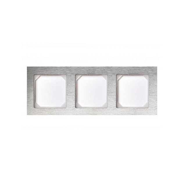 Рамка 3-постовая Liregus Epsilon сталь 28-2273 Фото № 1