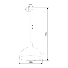 Подвесной светильник TK Lighting 4851 Oslo 1