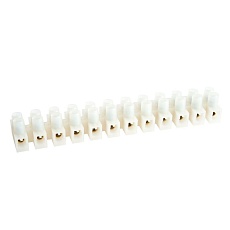 Колодка клеммная винтовая Stekker, линейка 12 штук, полиамид, LD225-6A DIY 39892