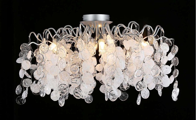 Потолочная люстра Crystal Lux Tenerife PL8 Silver Фото № 2