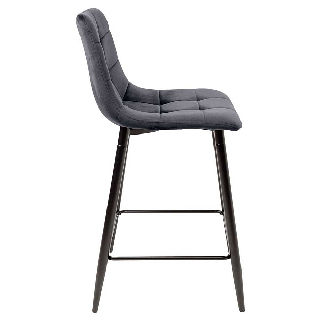Барный стул AksHome Mia темно-серый, велюр 78868 Фото № 5