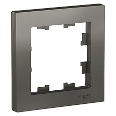 Рамка 1-постовая Systeme Electric AtlasDesign сталь ATN000901