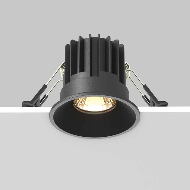 Встраиваемый светильник Maytoni Technical Downlight Round DL058-7W2.7K-B изображение 7 Встраиваемый светильник Maytoni Technical Downlight Round DL058-7W2.7K-B Фото № 7
