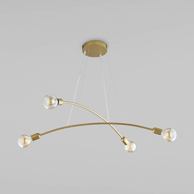 Подвесная люстра TK Lighting 2727 Helix Gold Фото № 1