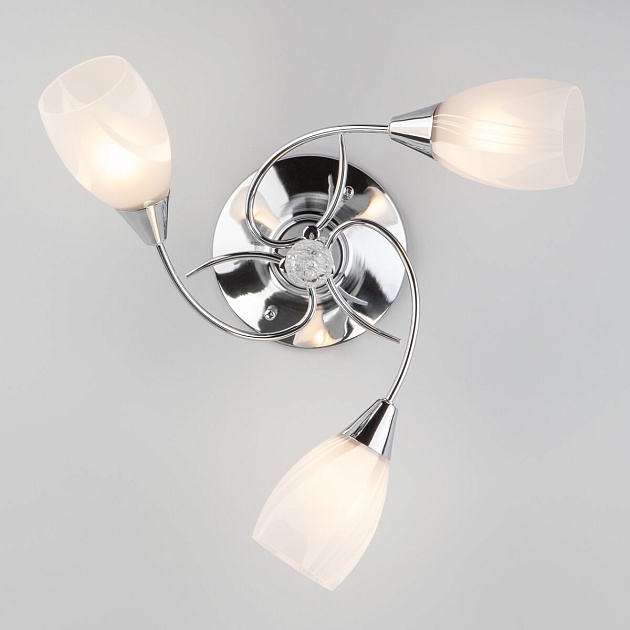 Подвесная люстра Eurosvet 30100/3 хром Фото № 4