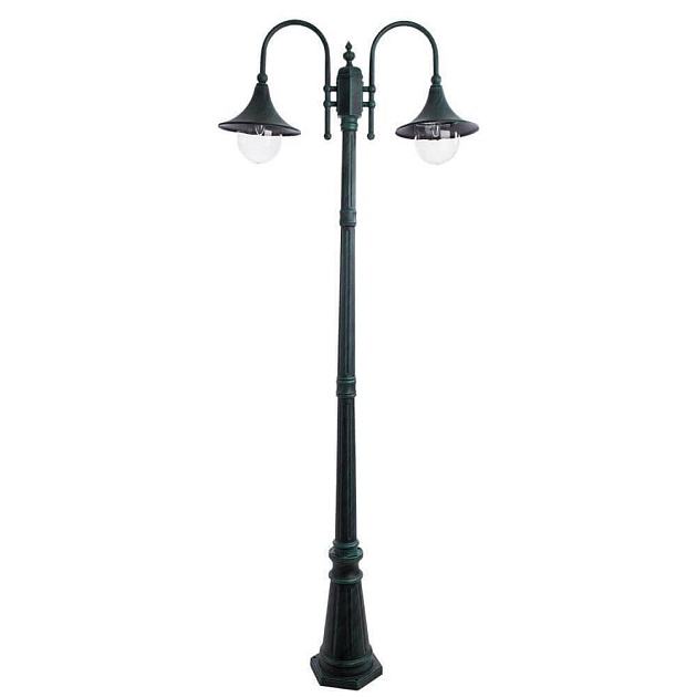 Садово-парковый светильник Arte Lamp Malaga A1086PA-2BG Фото № 1