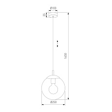 Подвесной светильник TK Lighting 3266 Esme 1