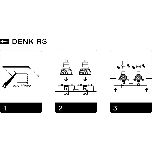Встраиваемый светильник Denkirs Billum DK3022-WH Фото № 2