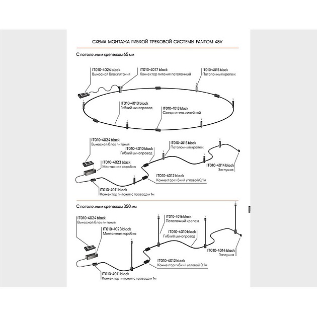 Монтажная коробка Italline Fantom IT010-4023 black Фото № 2
