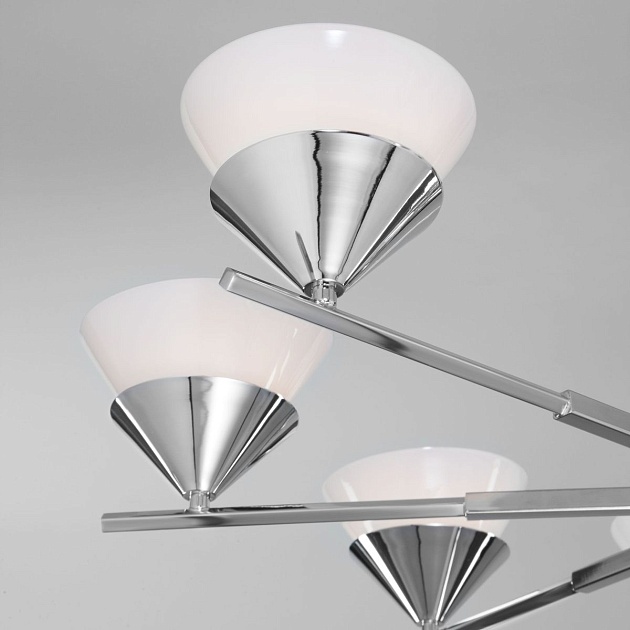 Потолочная люстра Eurosvet Rylee 70138/8 хром изображение 4 Потолочная люстра Eurosvet Rylee 70138/8 хром Фото № 4