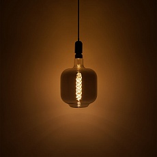 Лампа светодиодная филаментная Gauss E27 8W 2400K серая 164802008 4