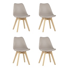 Комплект стульев Stool Group Frankfurt (4 шт) Y863-V seat beige X4