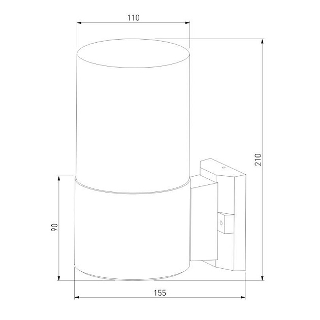 Уличный настенный светильник Elektrostandard Roil 35125/U a055630 изображение 2 Уличный настенный светильник Elektrostandard Roil 35125/U a055630 Фото № 2