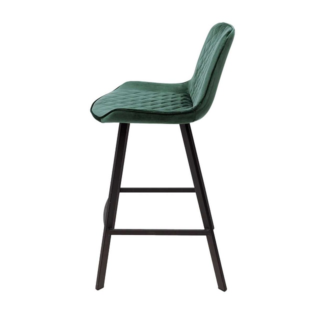 Барный стул AksHome Leros темно-зеленый, велюр 81475 Фото № 6