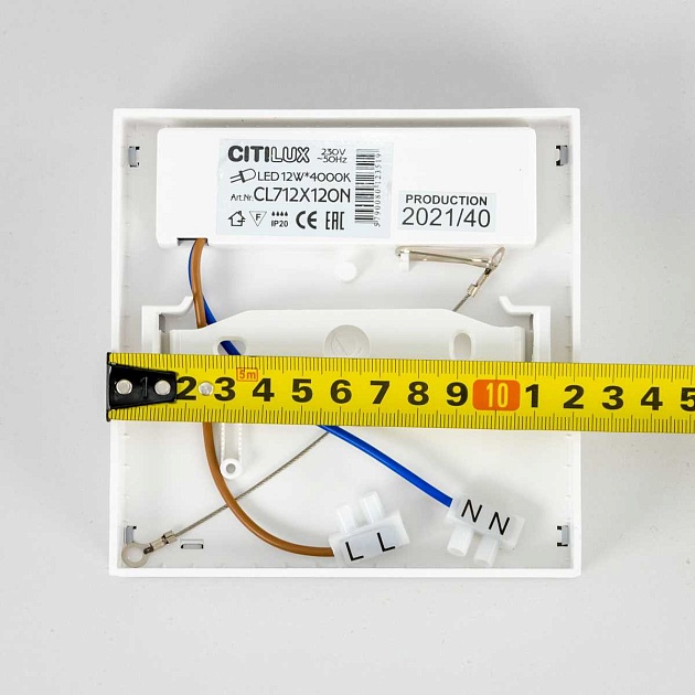 Накладной светодиодный светильник Citilux Тао CL712X120N изображение 10 Накладной светодиодный светильник Citilux Тао CL712X120N Фото № 10