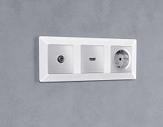 Лицевая панель розетки AMBRELLA VOLT AP4140 1