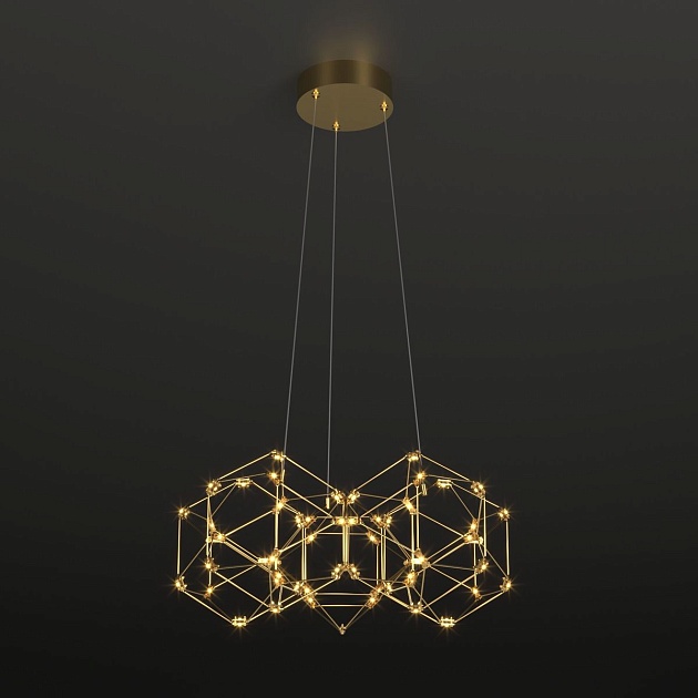 Подвесной светодиодный светильник Eurosvet Uma 90169/5 медь изображение 3 Подвесной светодиодный светильник Eurosvet Uma 90169/5 медь Фото № 3