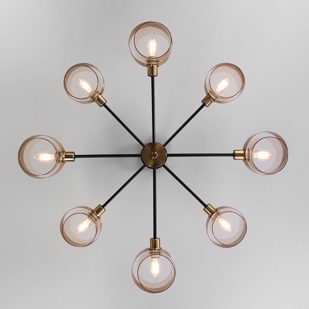 Потолочная люстра Eurosvet Arcada 70127/8 черный Фото № 5