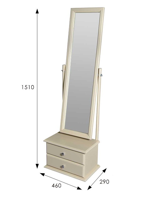 Зеркало напольное Мебелик Селена 000346 изображение 3 Зеркало напольное Мебелик Селена 000346 Фото № 3